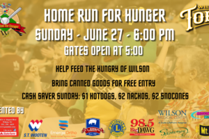 Help the Tobs Hit a Home Run to End Hunger