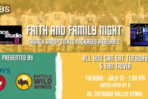 Join the Tobs for Faith and Family Night on Tuesday