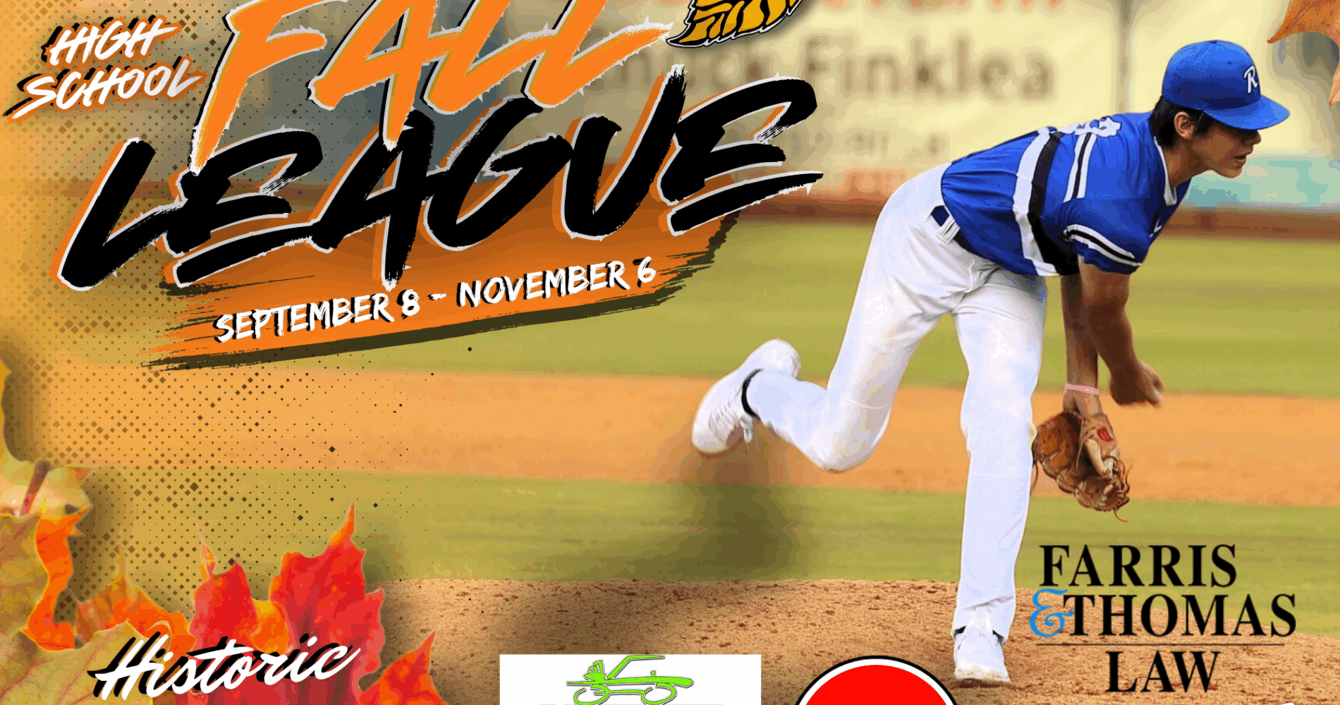 High School Fall League Starts Sept 8!