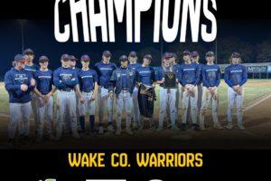 Wake County Warriors Victorious: Fall League Champions
